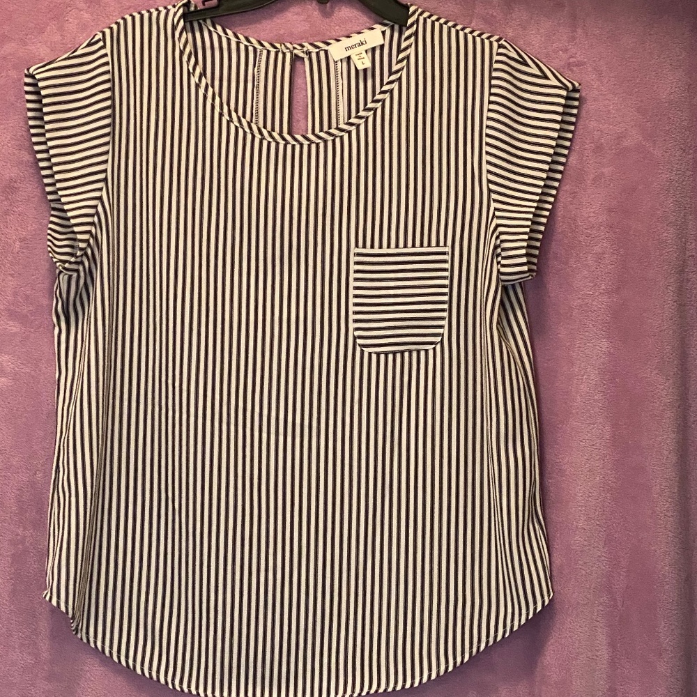 Striped Crew Neck Top